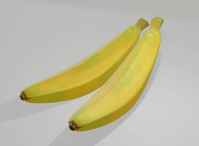Banana two bananas 3D model