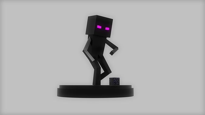 ENDERMAN - MINECRAFT Low-poly 3D model