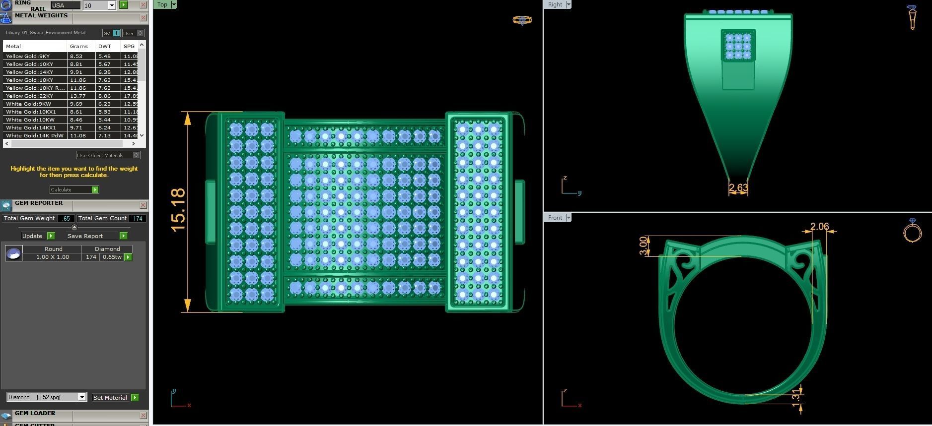 Custom Mens Ring 04 3D print model_9