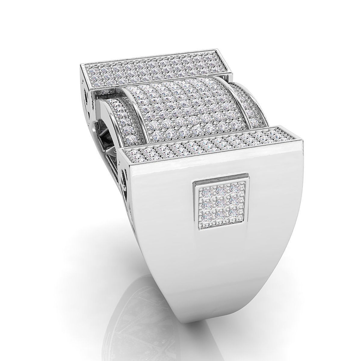 Custom Mens Ring 04 3D print model_1