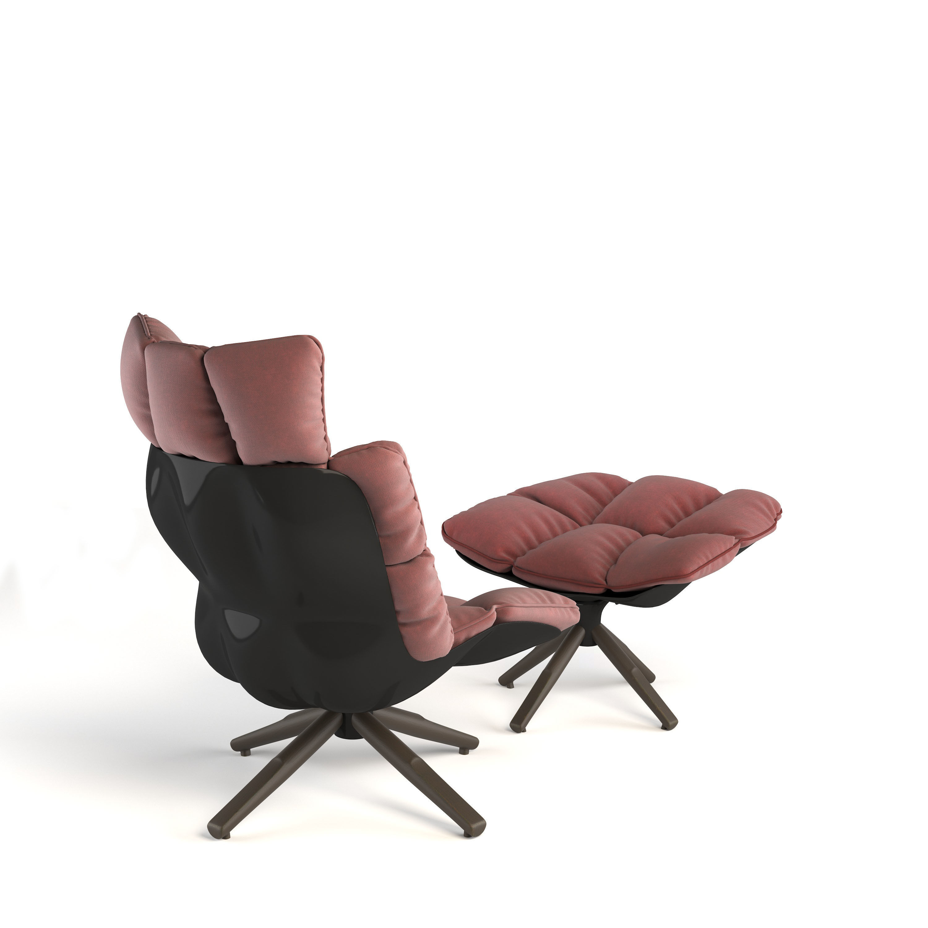 B and B Husk-Armchair 3D model_1