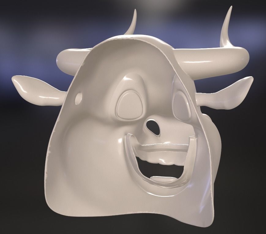 Ferdinand mask 3D print model_12
