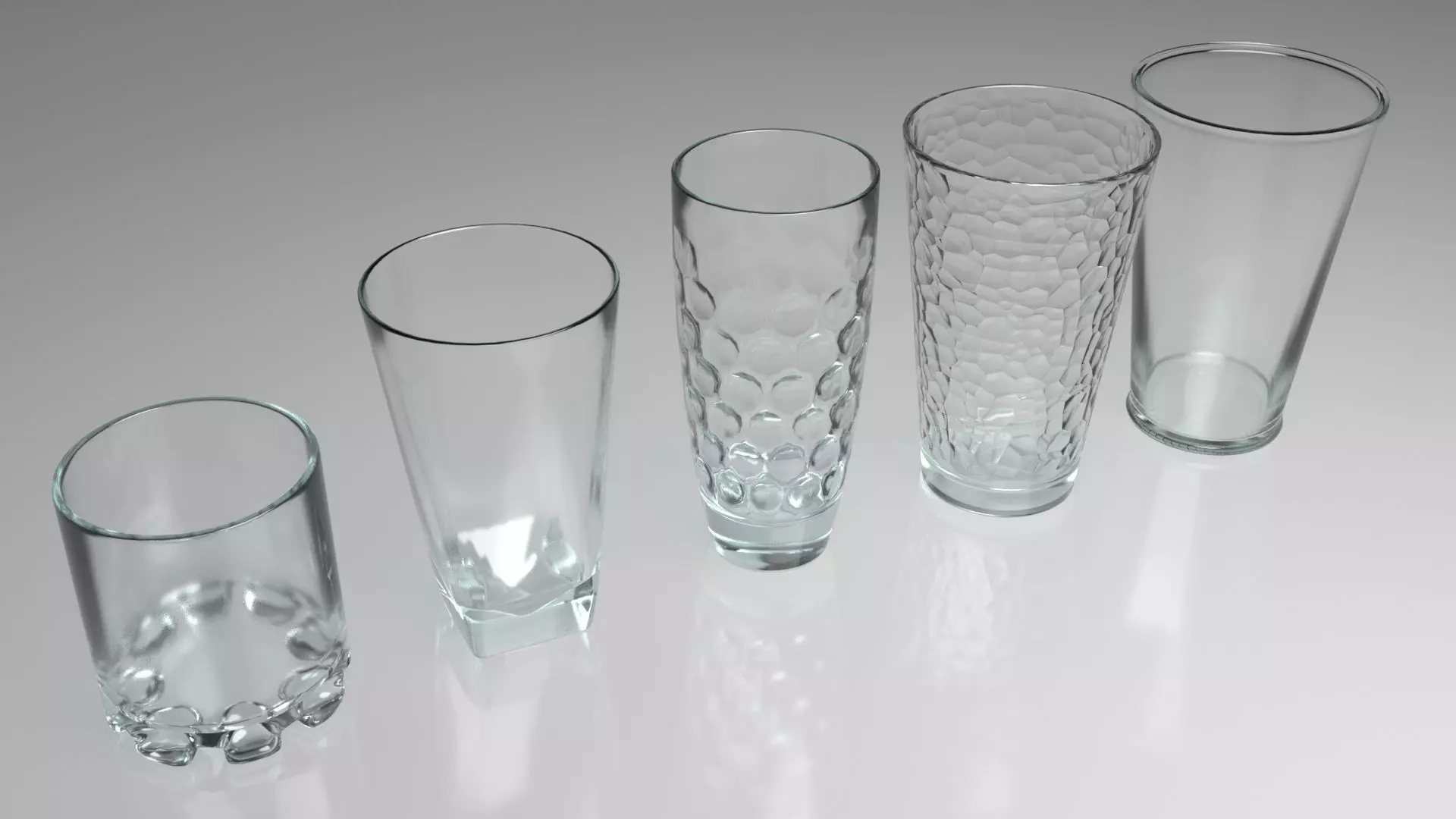 Glass Pack 01 3D model