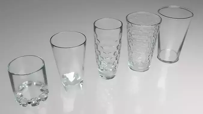 Glass Pack 01 3D model