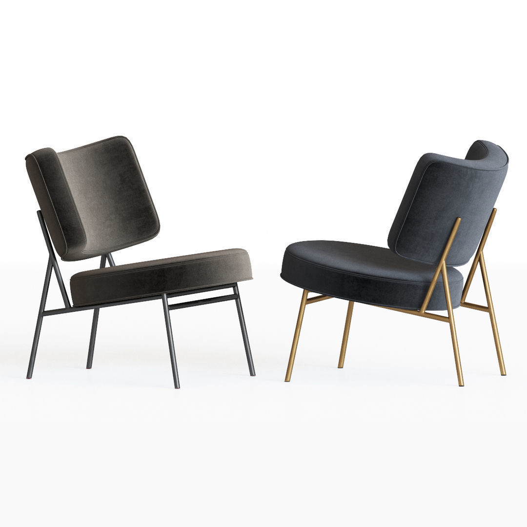 Calligaris Coco Lounge Chair 3D model CGTrader