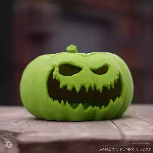 Amazing Pumpkin 005 3D print model
