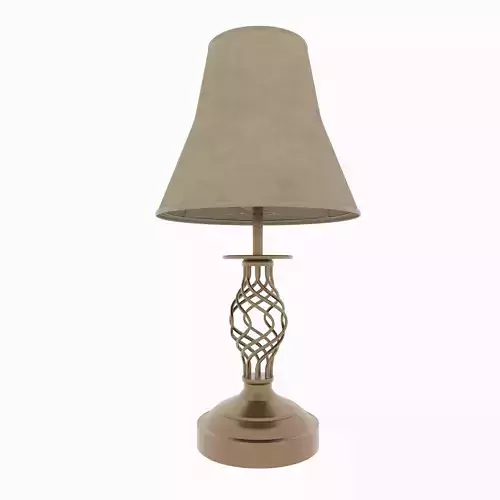 Realistic Lamp table with shade