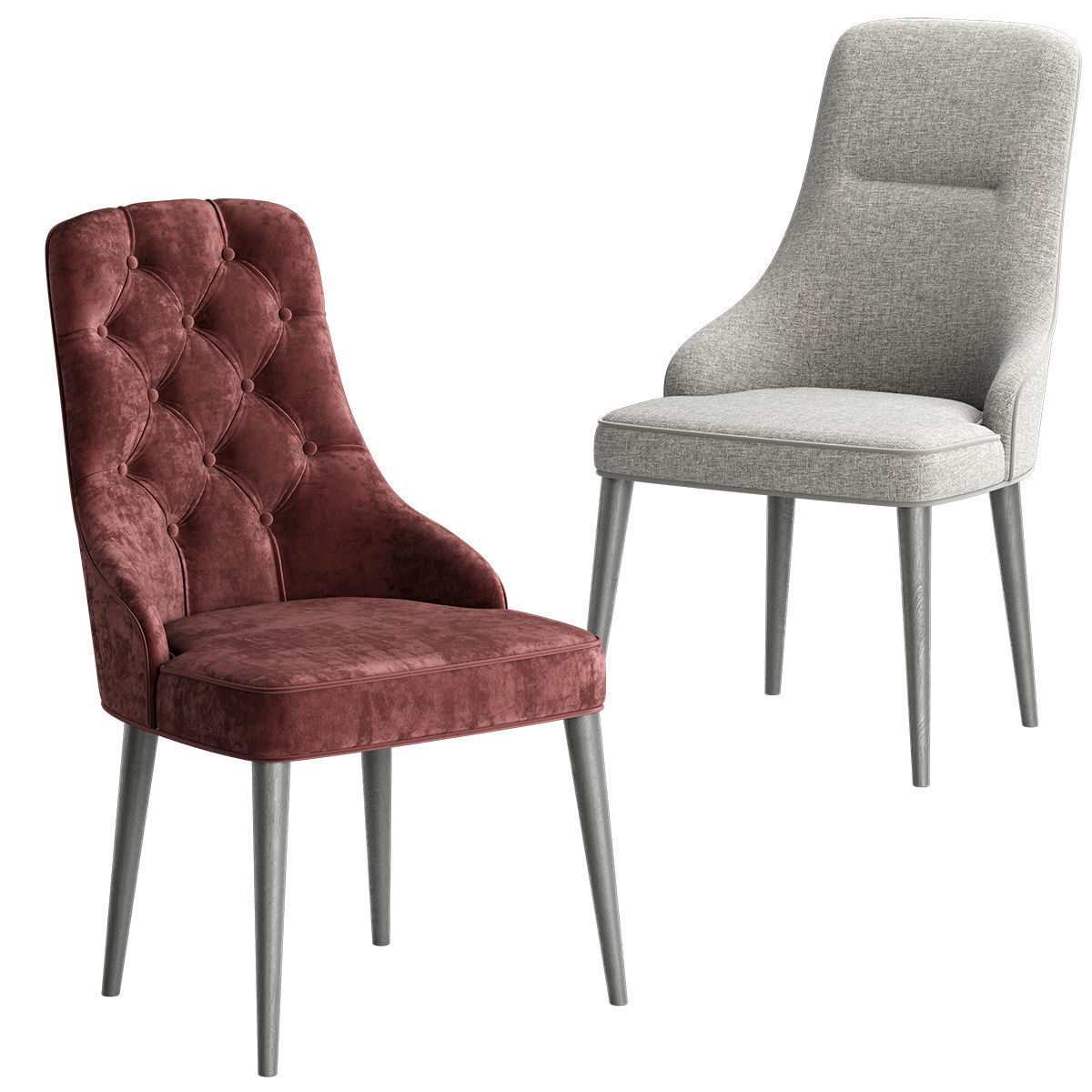 OTTI Chair PLAY Table 3D model_1