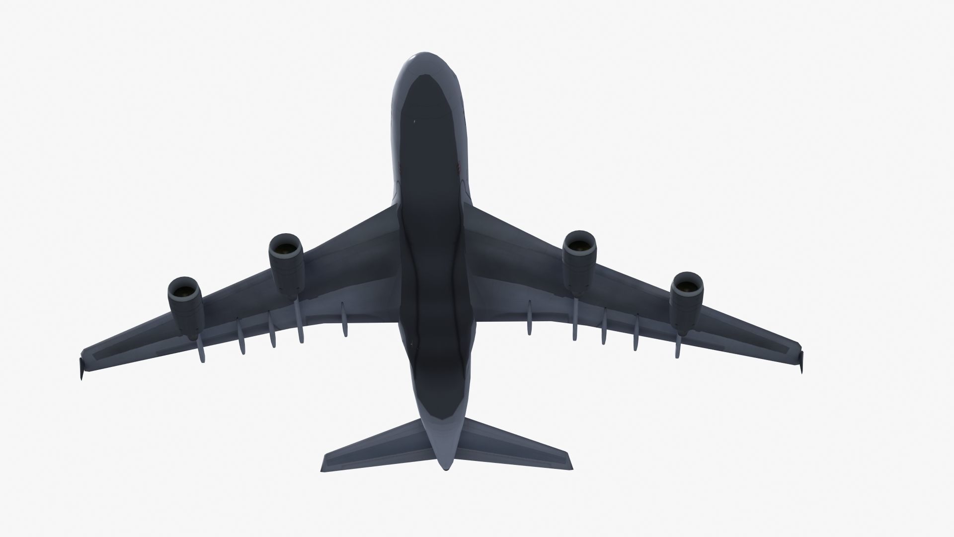 A380 Passenger Aircraft 3D model_36