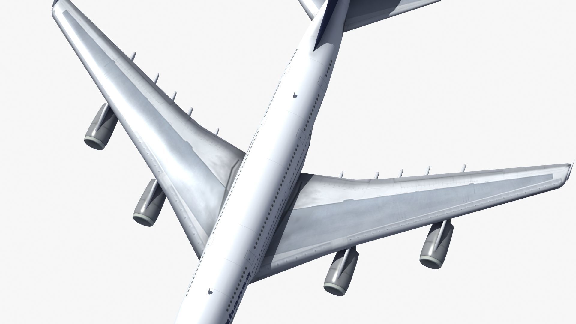A380 Passenger Aircraft 3D model_22