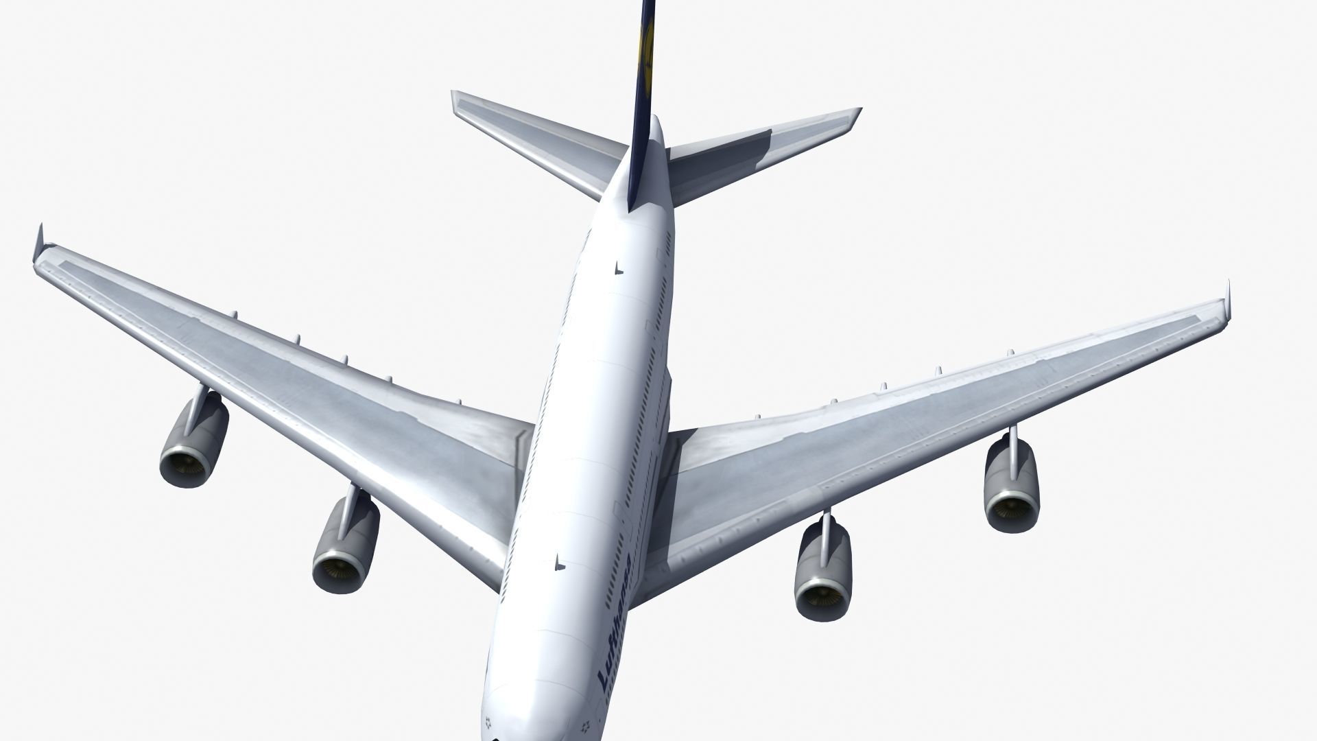 A380 Passenger Aircraft 3D model_20