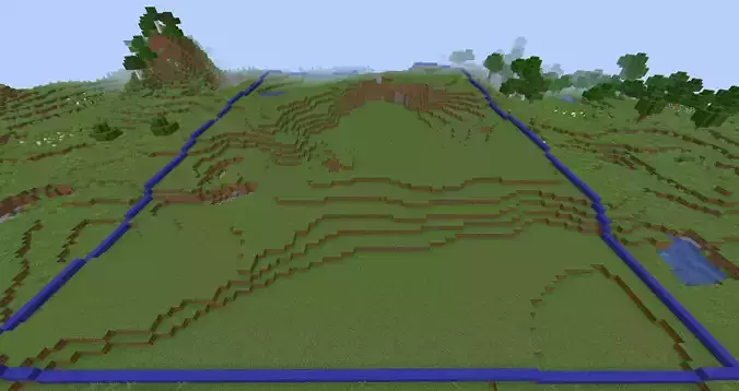 Minecraft terrain