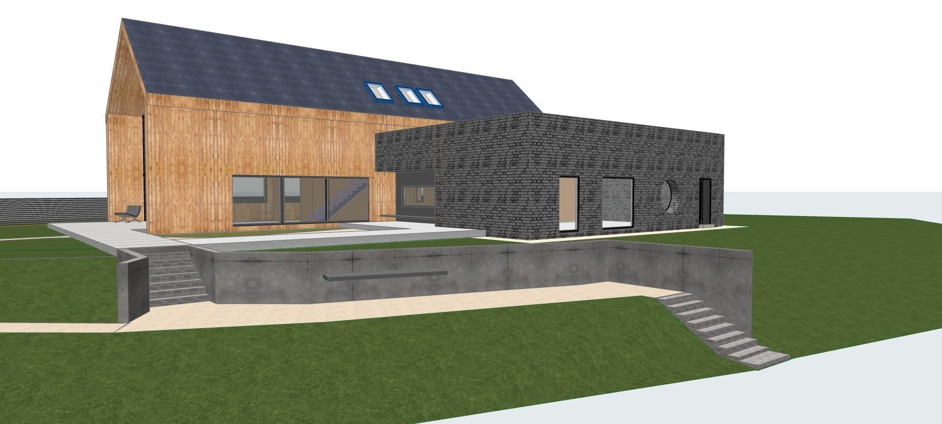 Family house  Archicad 22  3D model 3D model_6