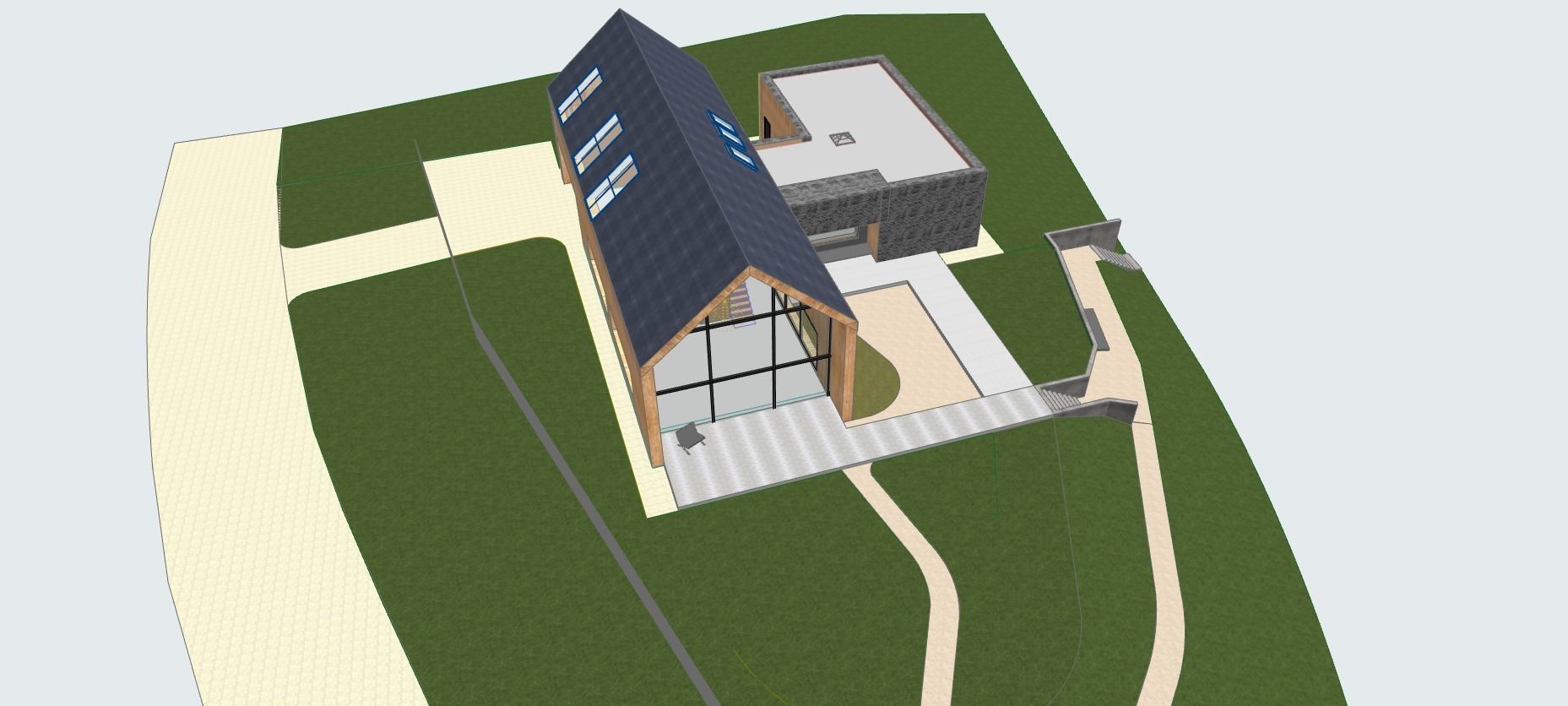 Family house  Archicad 22  3D model 3D model_8