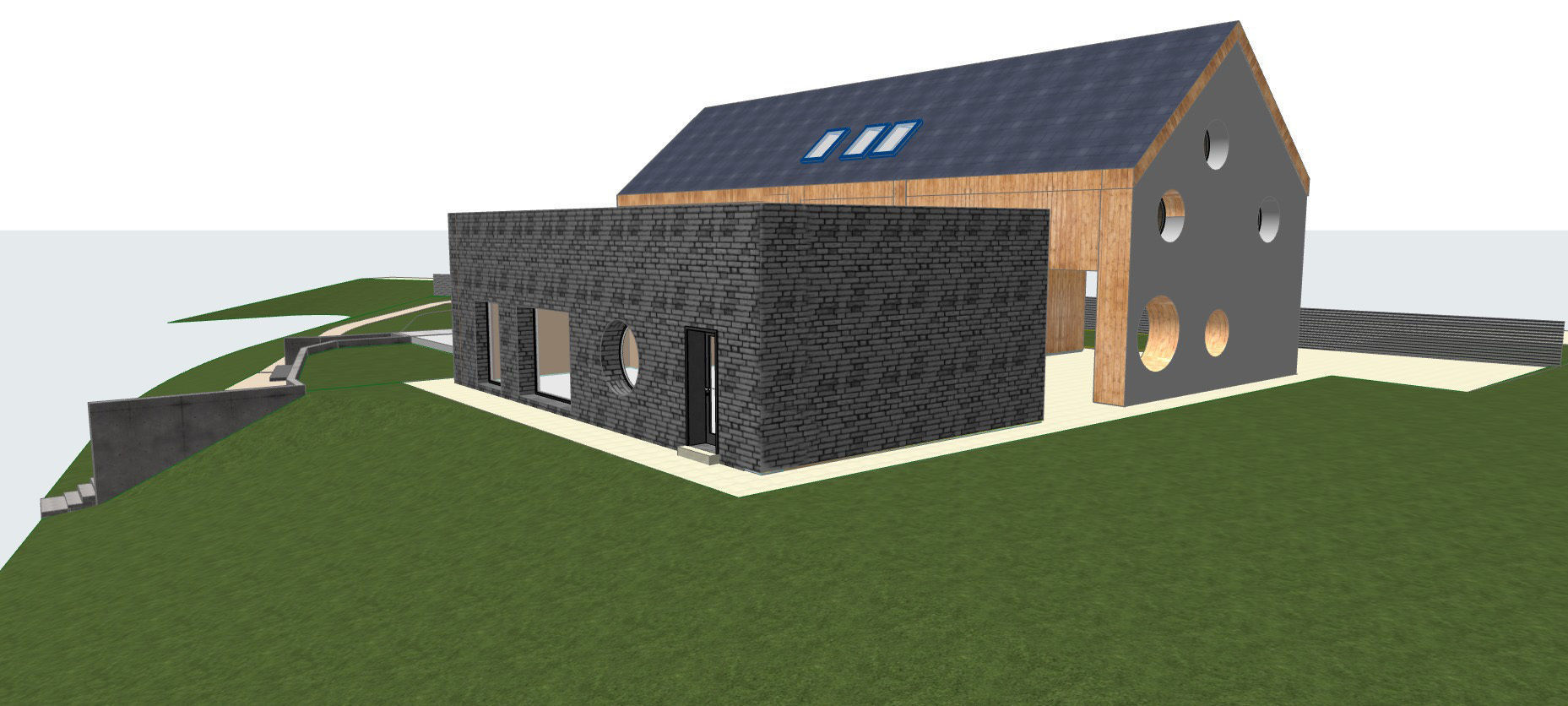 Family house  Archicad 22  3D model 3D model_7