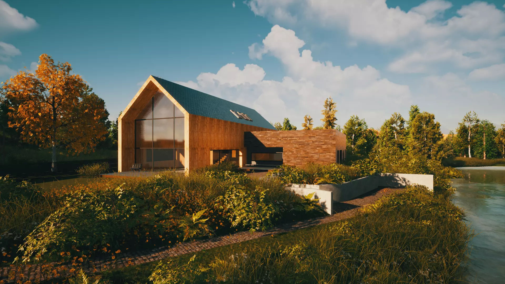 Family house  Archicad 22  3D model 3D model_0