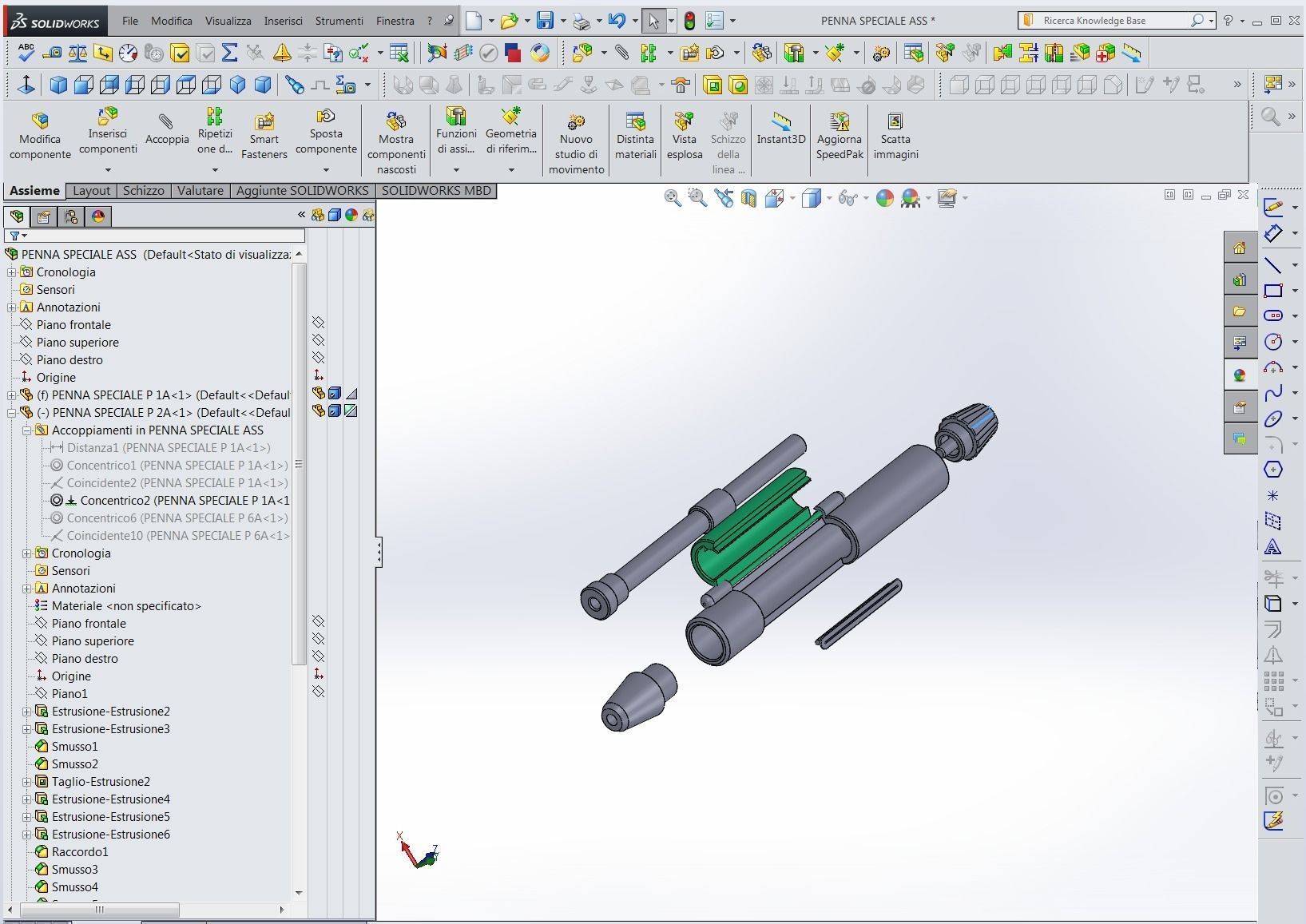 SPY PEN  3D print model_1