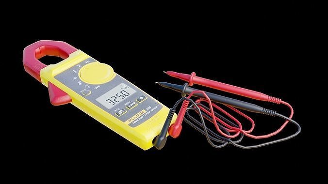 Clamp Meter Low-poly 3D model