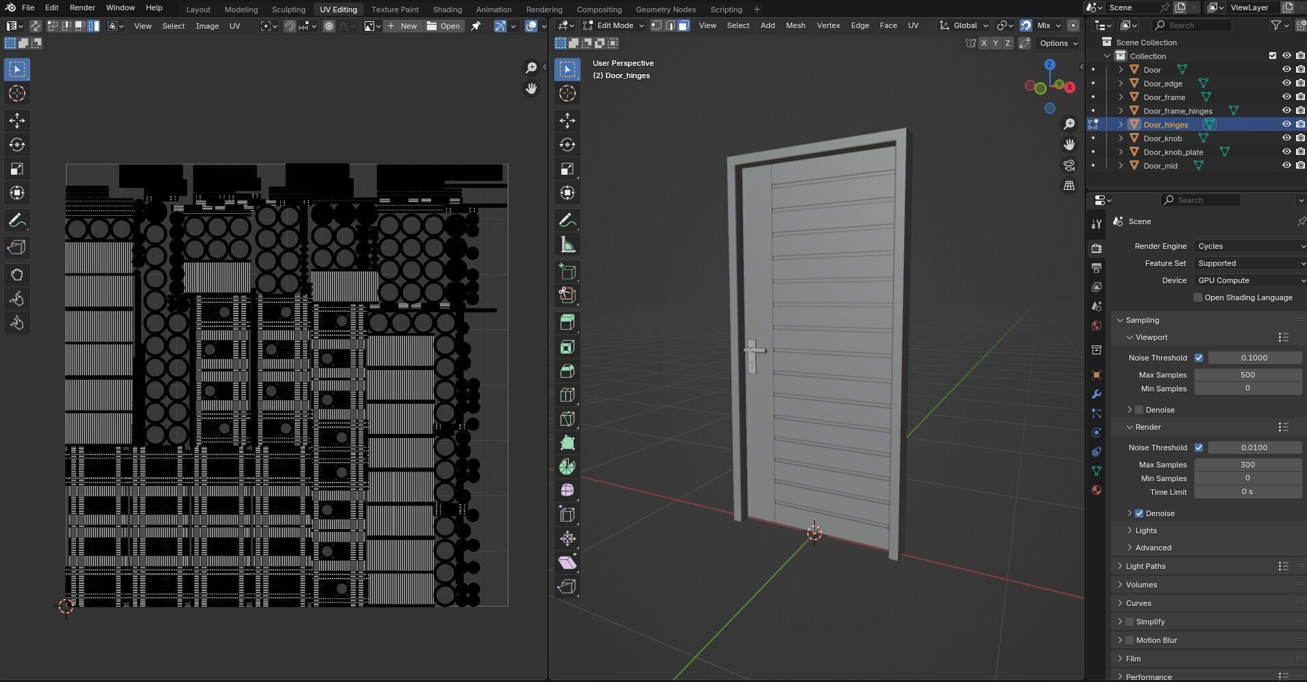 Door CG78 3D model_15