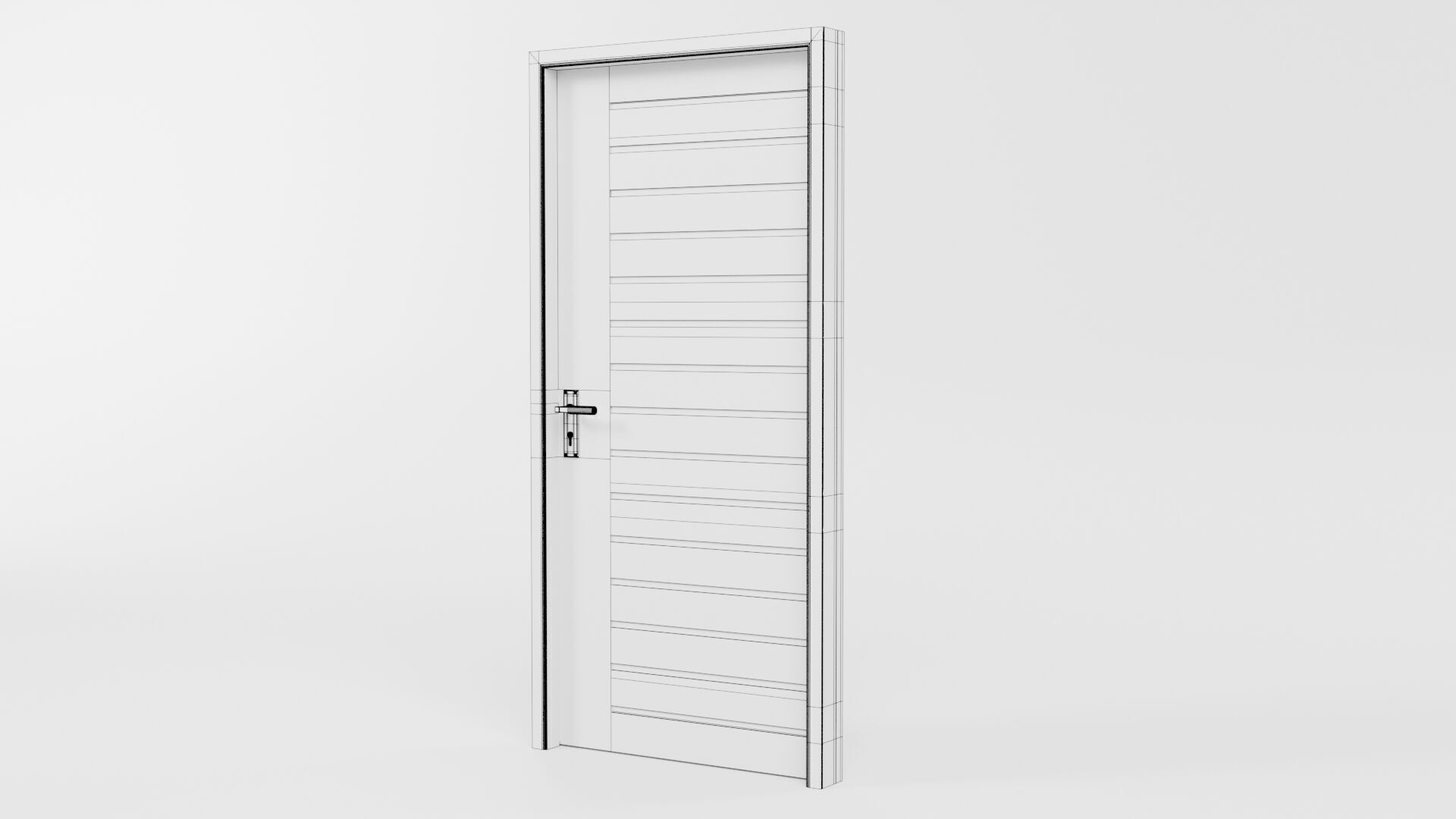 Door CG78 3D model_5