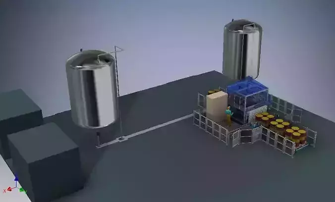 DRUM FILLING PRODUCTION LINE