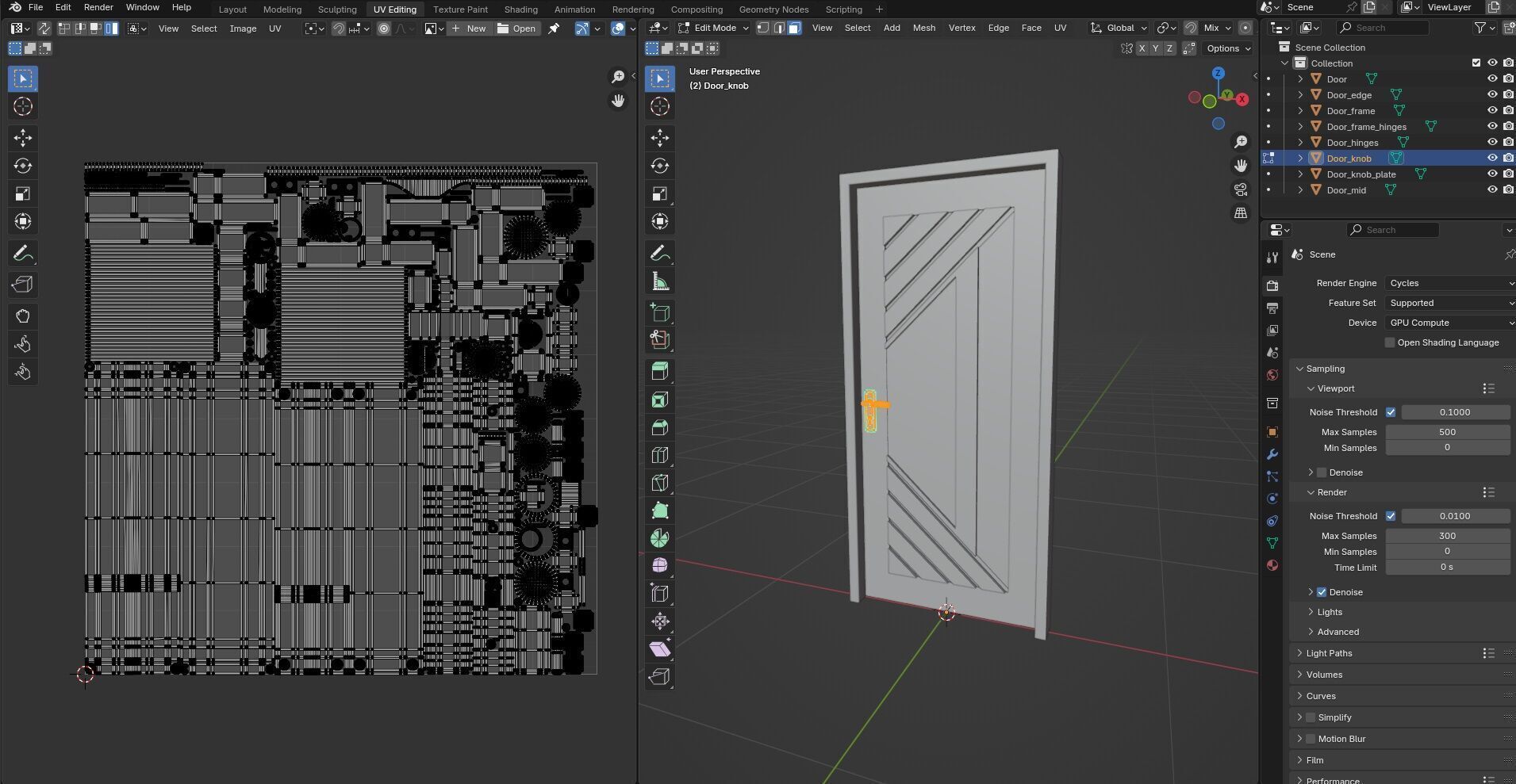 Door CG80 3D model_16