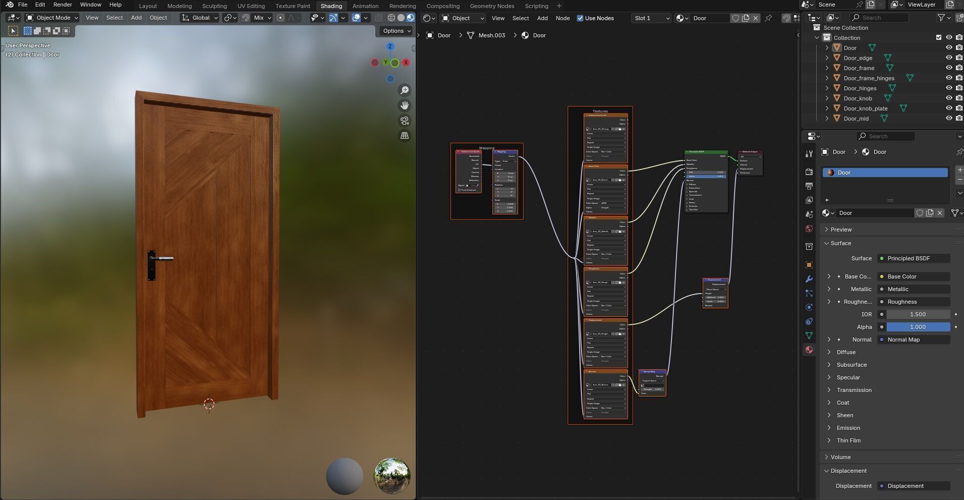 Door CG80 3D model_17