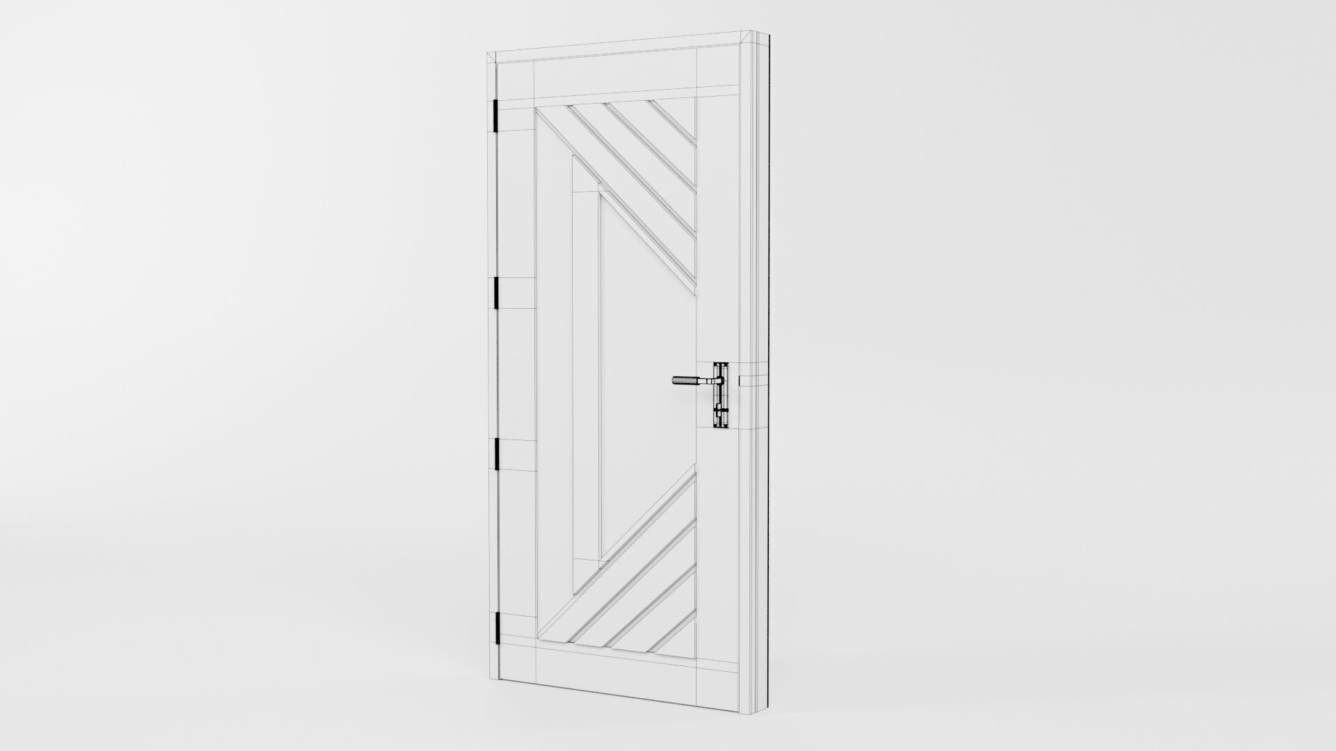 Door CG80 3D model_6