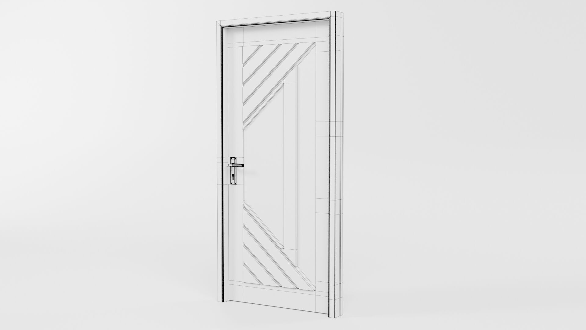 Door CG80 3D model_5