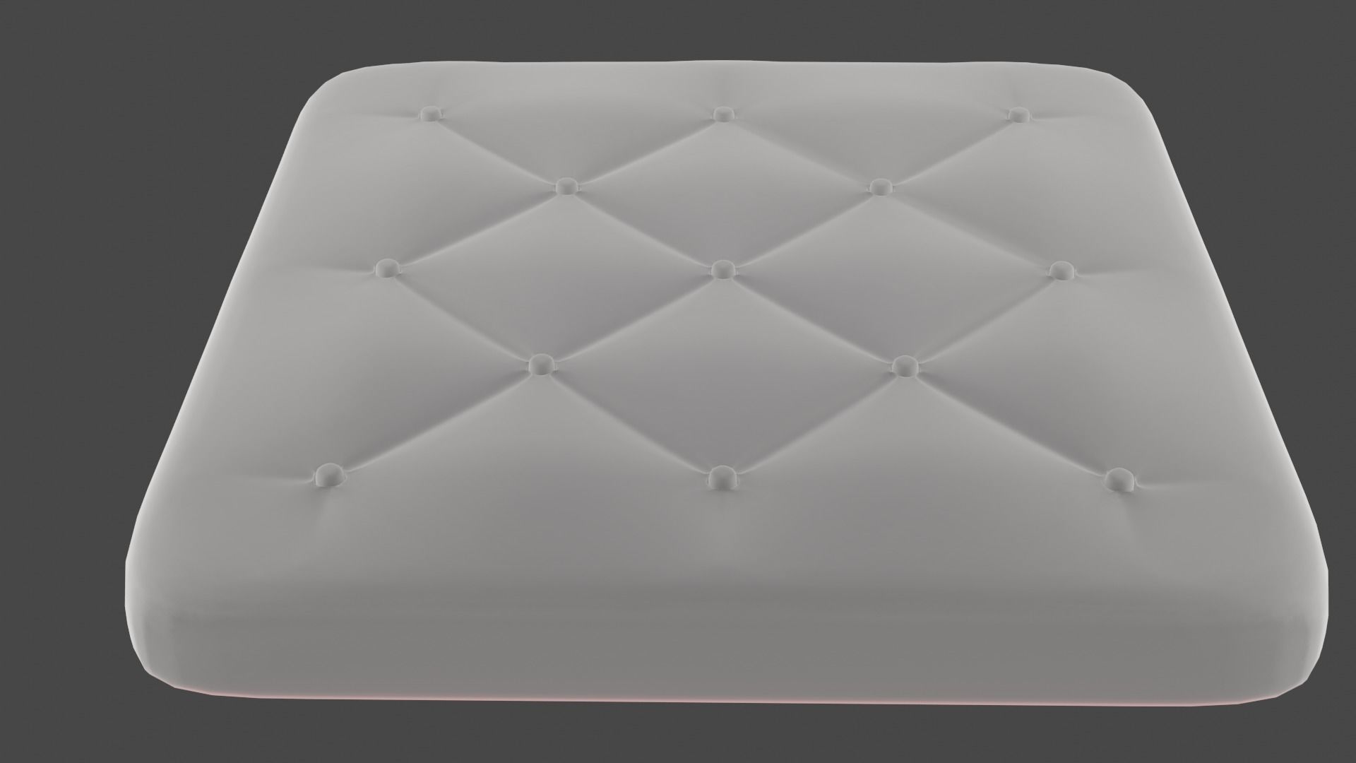 Modern Mattress 3D model_2
