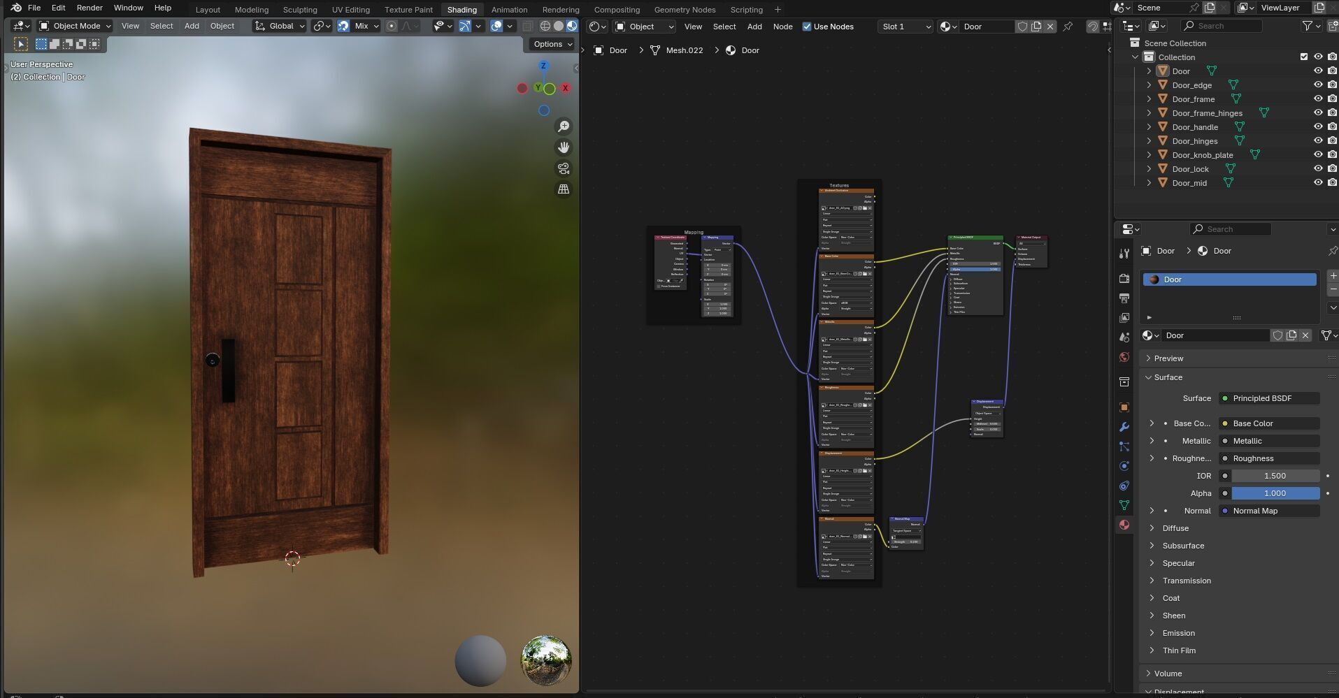 Door CG81 3D model_17