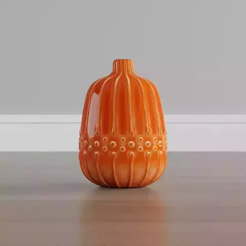 DECORATIVE VASE 23 CM - TERRACOTA