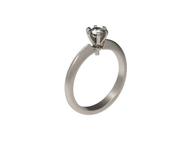 Soliter Engagement ring N - 2 Free 3D print model