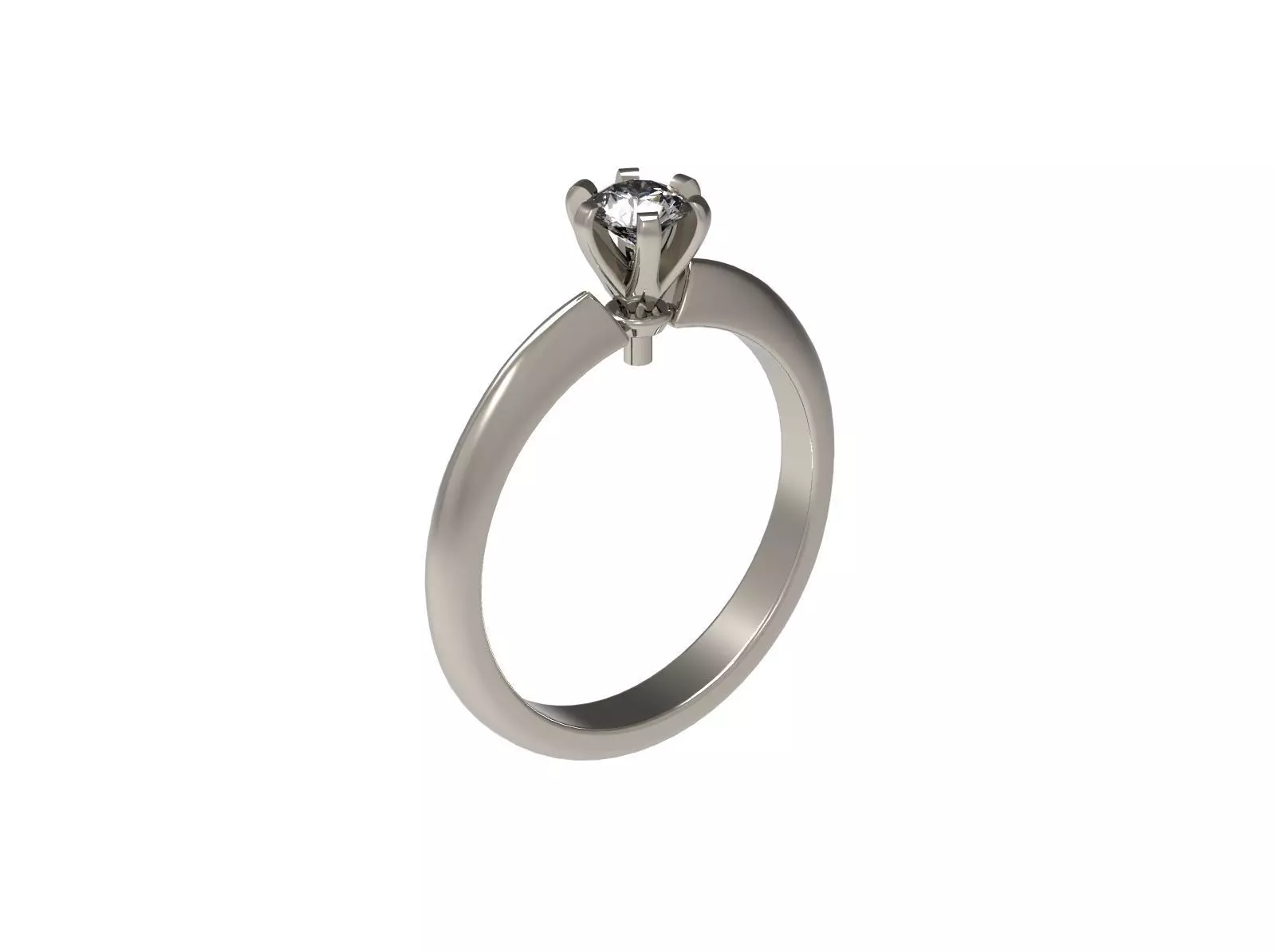 Soliter Engagement ring N - 2 Free 3D print model