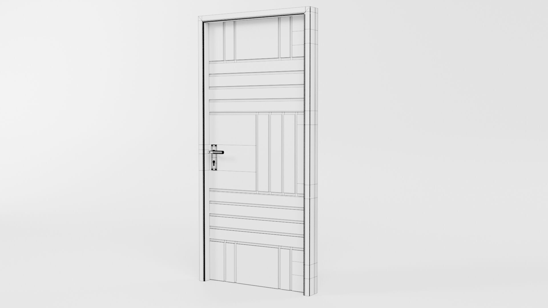 Door CG88 3D model_5