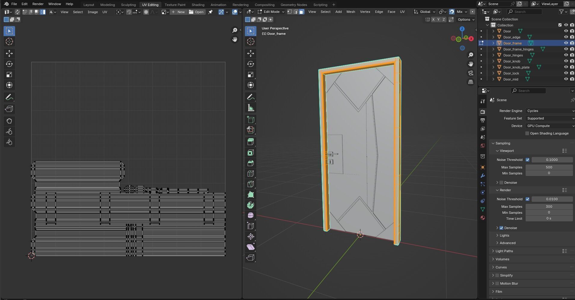 Door CG89 3D model_14