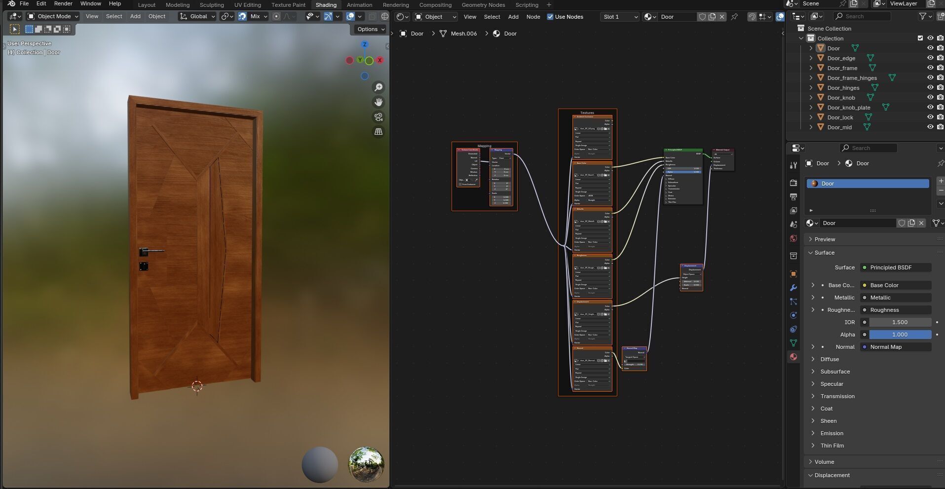 Door CG89 3D model_17