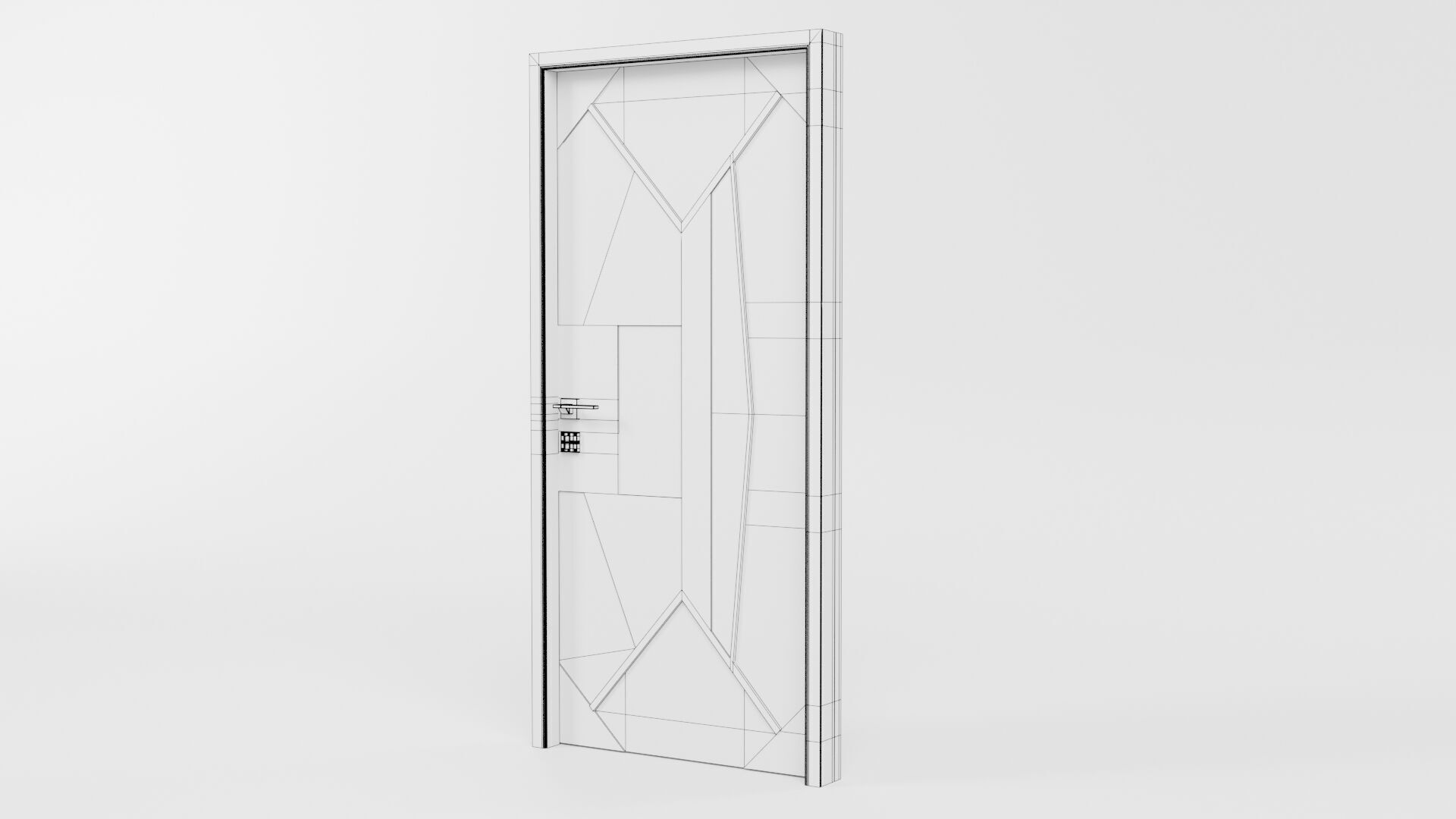 Door CG89 3D model_5