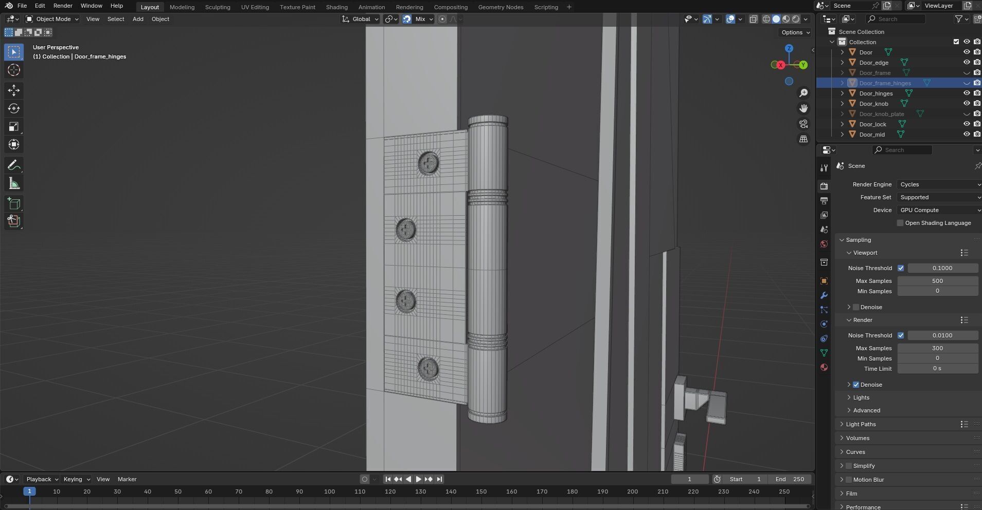 Door CG89 3D model_9