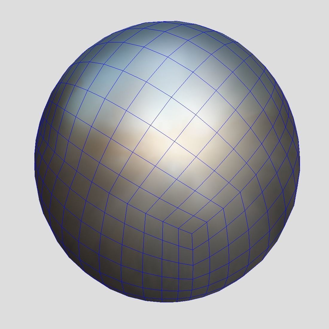 Balloon 4 smiley face Low-poly 3D model_7