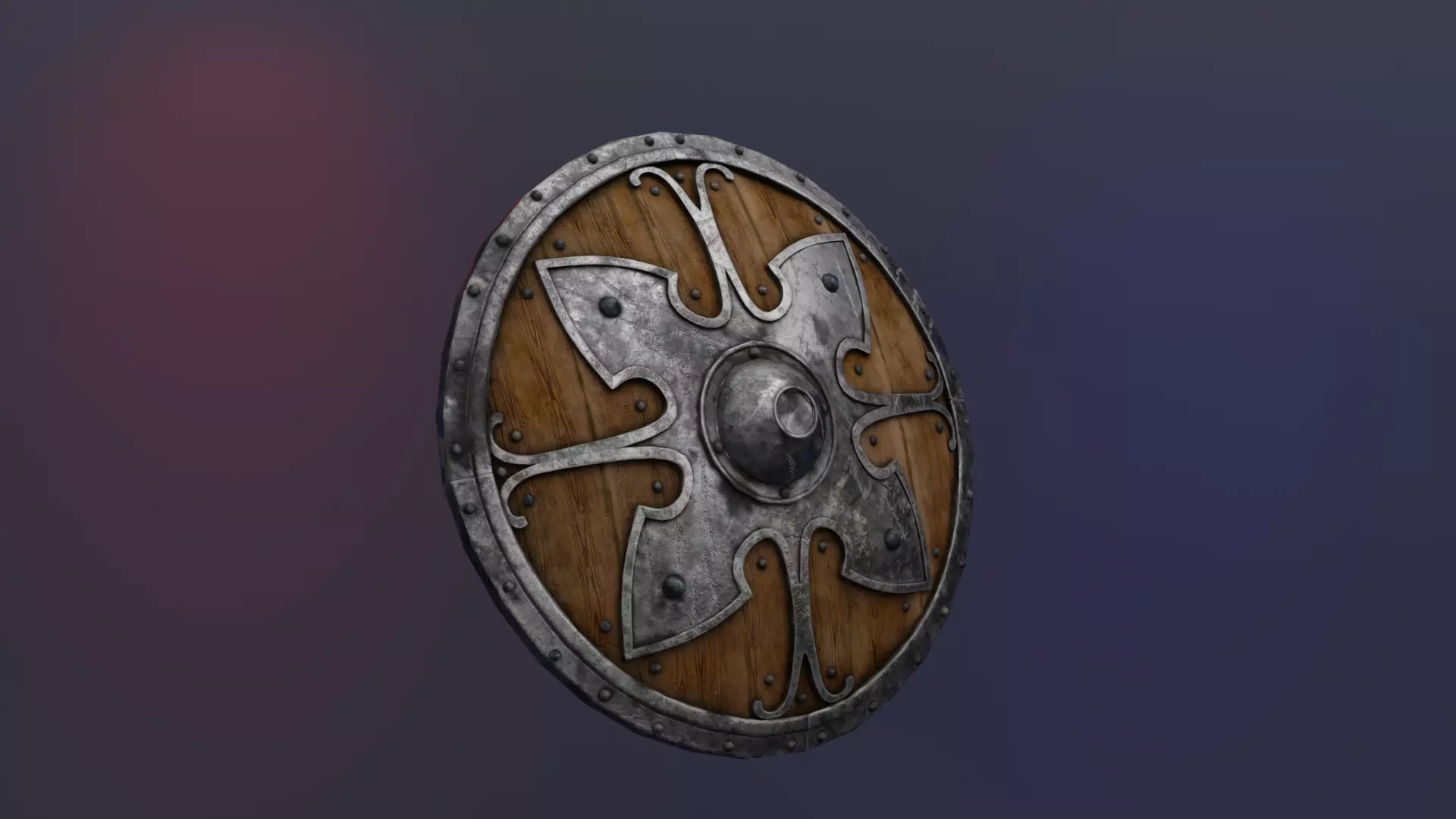 Game Shield Free low-poly 3D model