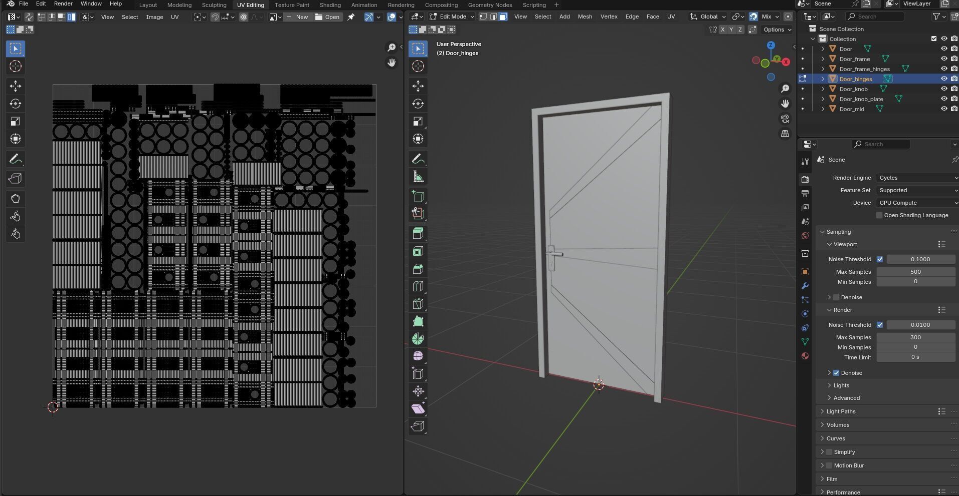 Door CG93 3D model_15