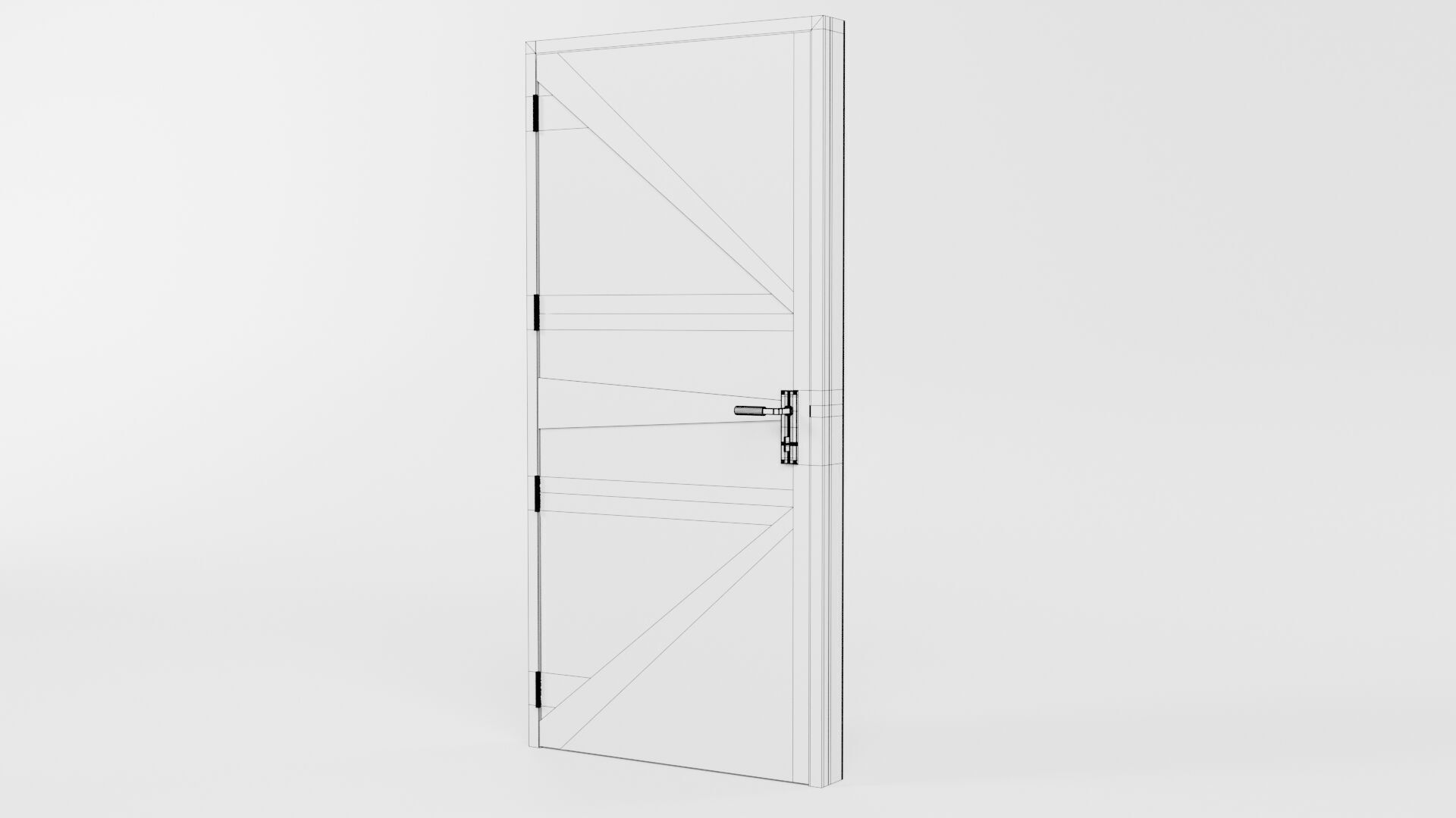 Door CG93 3D model_6