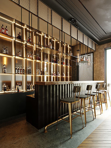 Bar 01 3D model