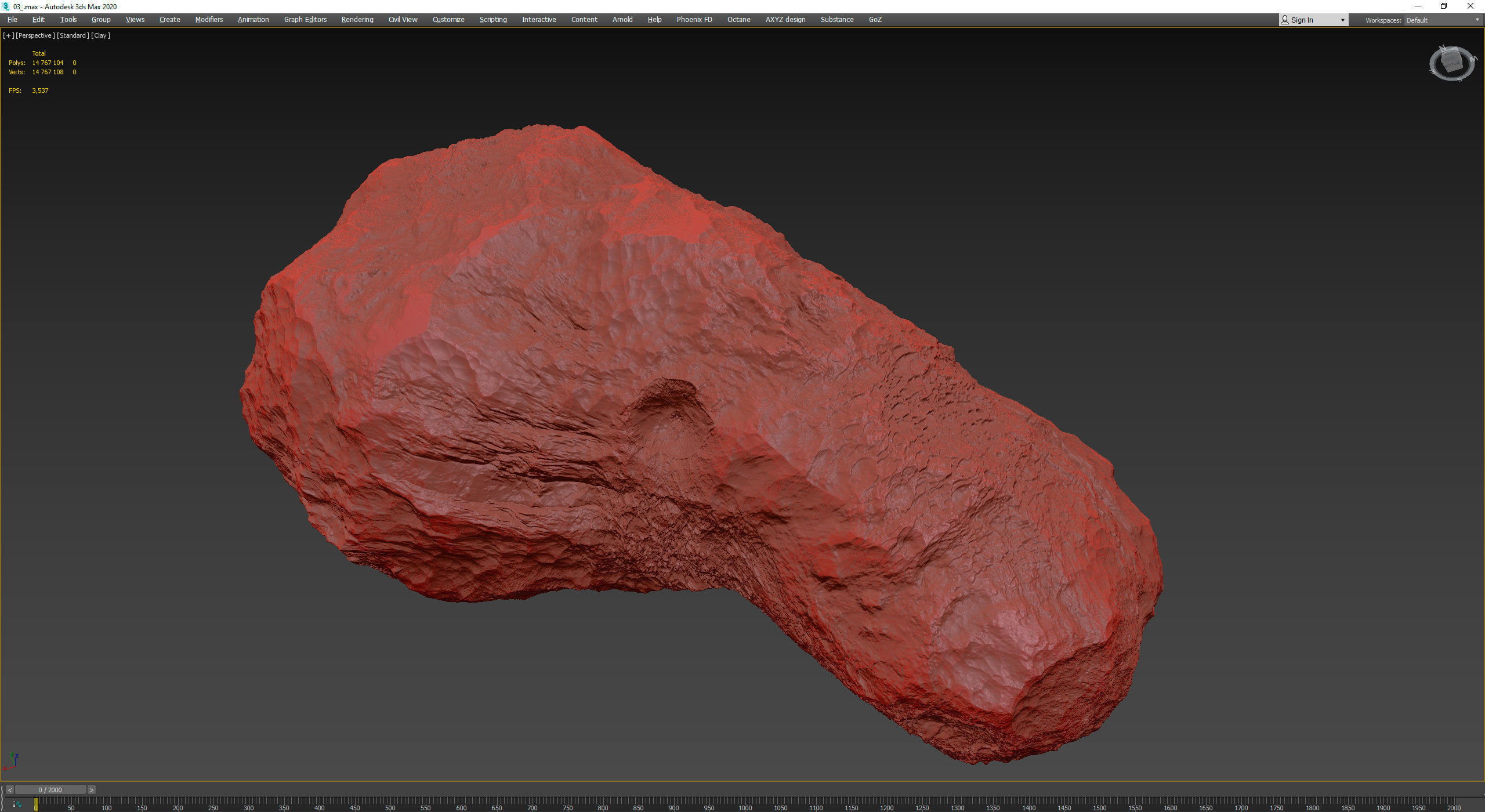 Detailed asteroid 3D model_16