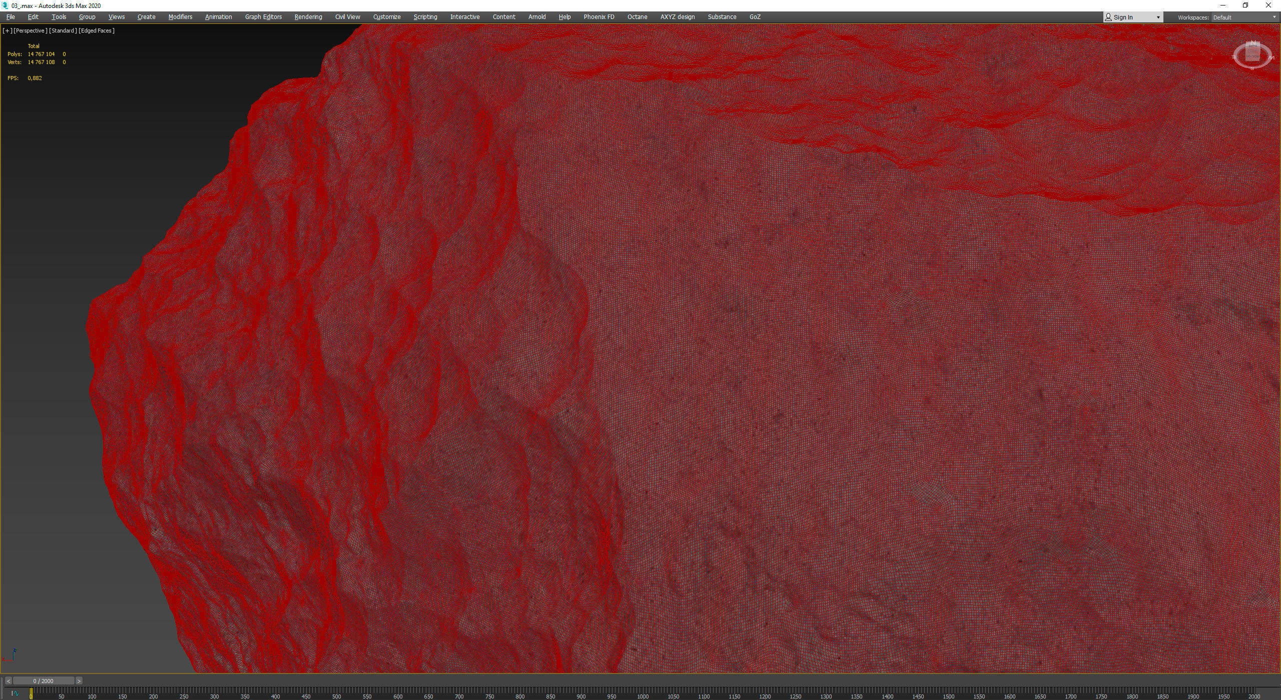 Detailed asteroid 3D model_17