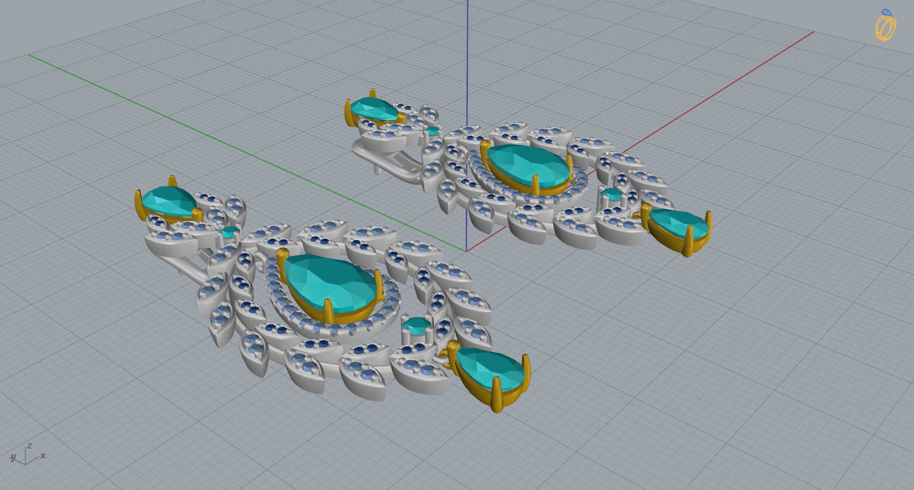 Earrings 13 3D print model_9