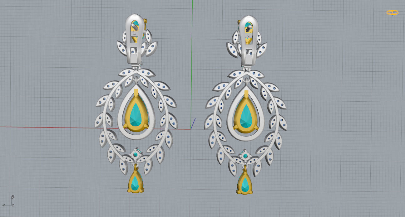 Earrings 13 3D print model_13