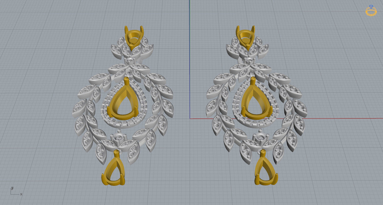Earrings 13 3D print model_14