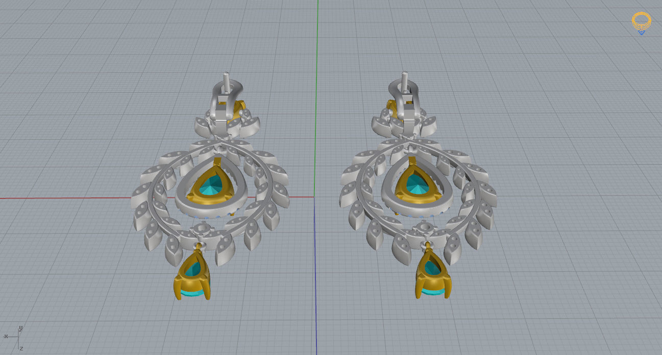 Earrings 13 3D print model_12